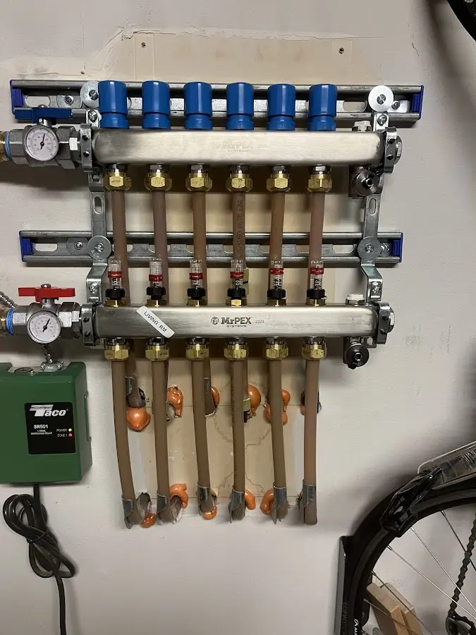 Plumber performing Leak Detection at a residential property in Eagle Crest